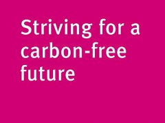 Striving for a carbon-free future